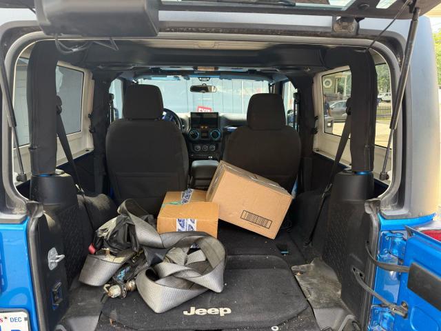 1C4AJWAG3EL324615 - 2014 JEEP WRANGLER SPORT BLUE photo 5