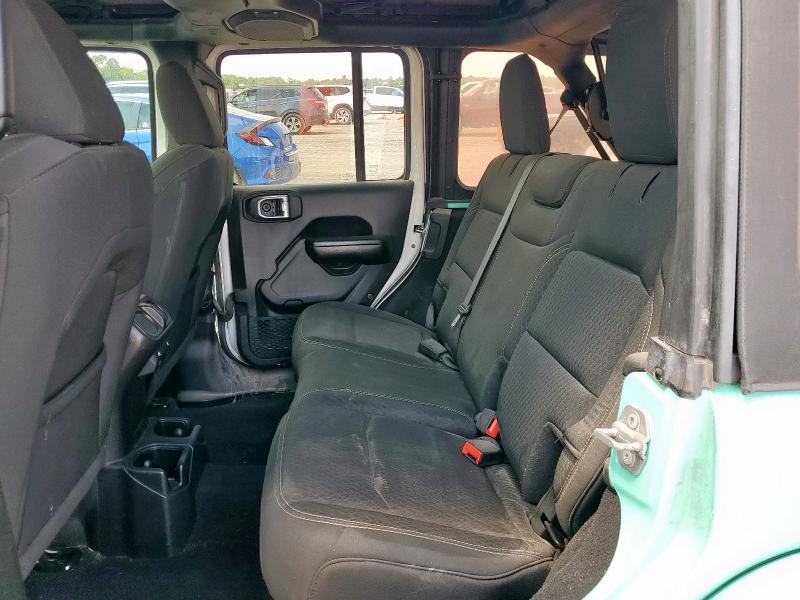 1C4HJXDN7MW549681 - 2021 JEEP WRANGLER U SPORT Turquoise photo 11