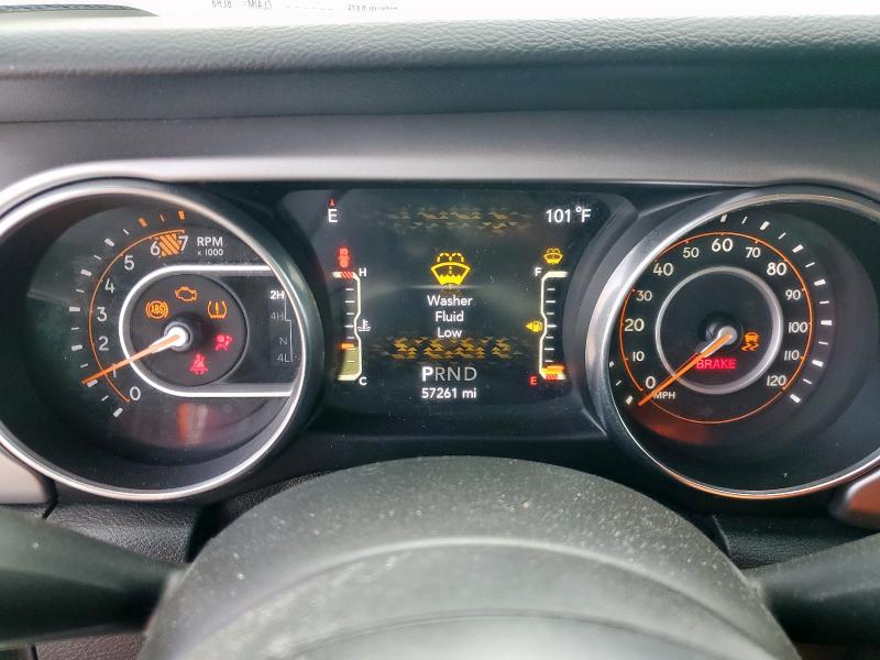 1C4HJXDN7MW549681 - 2021 JEEP WRANGLER U SPORT Turquoise photo 9