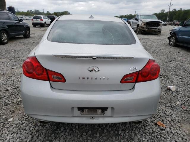 JN1DV6AP8CM810400 - 2012 INFINITI G25 BASE SILVER photo 6