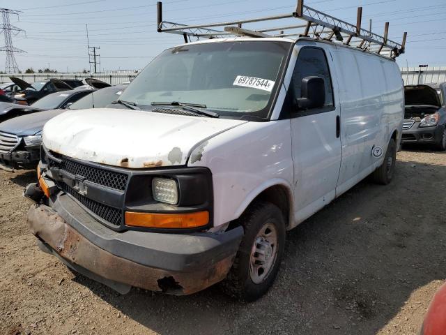 1GCGG29K681200476 - 2008 CHEVROLET EXPRESS G2 WHITE photo 1