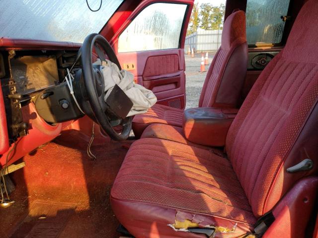 1B7GL23Y8SS275609 - 1995 DODGE DAKOTA BURGUNDY photo 7