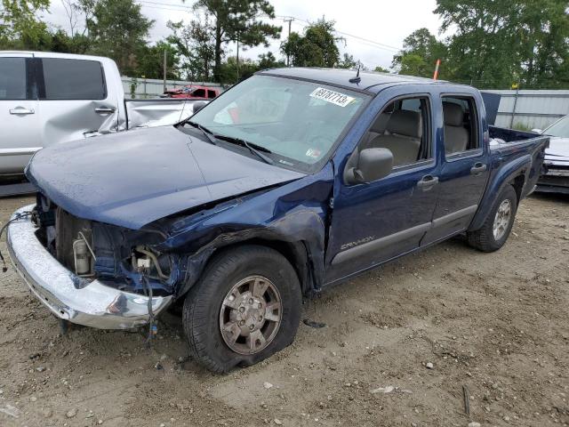 1GTDS136248100206 - 2004 GMC CANYON BLUE photo 1