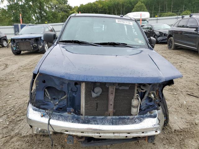 1GTDS136248100206 - 2004 GMC CANYON BLUE photo 5