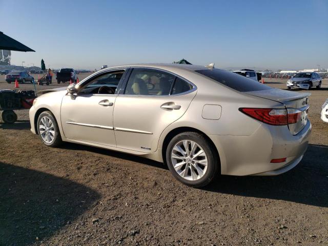 JTHBW1GG2E2073994 - 2014 LEXUS ES 300H GOLD photo 2