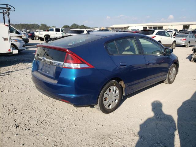 JHMZE2H36DS002752 - 2013 HONDA INSIGHT BLUE photo 3