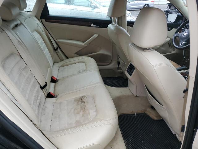 1VWCN7A38DC072467 - 2013 VOLKSWAGEN PASSAT SEL BLACK photo 10