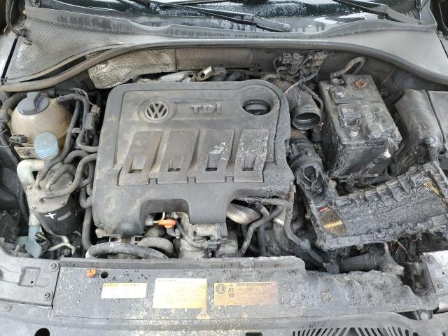 1VWCN7A38DC072467 - 2013 VOLKSWAGEN PASSAT SEL BLACK photo 11