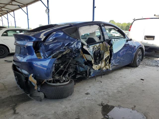 5YJYGDEE7MF075246 - 2021 TESLA MODEL Y Синій фото 3