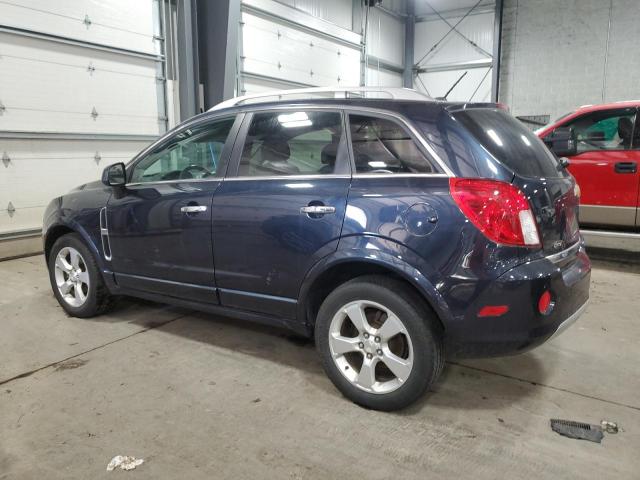 3GNAL4EK5ES631282 - 2014 CHEVROLET CAPTIVA LTZ BLUE photo 2