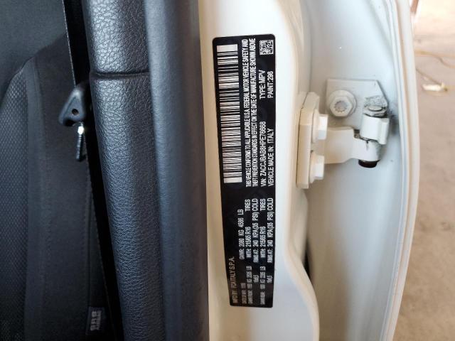 ZACCJBAB8HPE76668 - 2017 JEEP RENEGADE SPORT WHITE photo 13