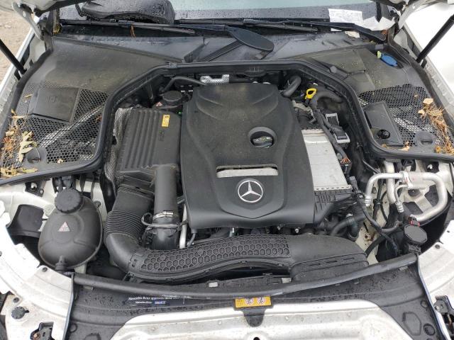 55SWF4KB6GU169884 - 2016 MERCEDES-BENZ C 300 4MATIC WHITE photo 11