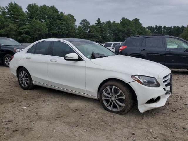 55SWF4KB6GU169884 - 2016 MERCEDES-BENZ C 300 4MATIC WHITE photo 4