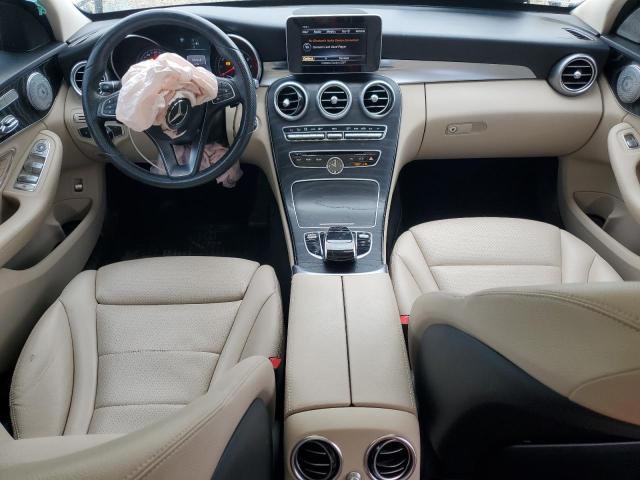 55SWF4KB6GU169884 - 2016 MERCEDES-BENZ C 300 4MATIC WHITE photo 8