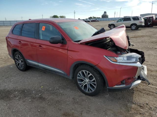 JA4AZ3A30JZ058654 - 2018 MITSUBISHI OUTLANDER SE Rojo foto 4