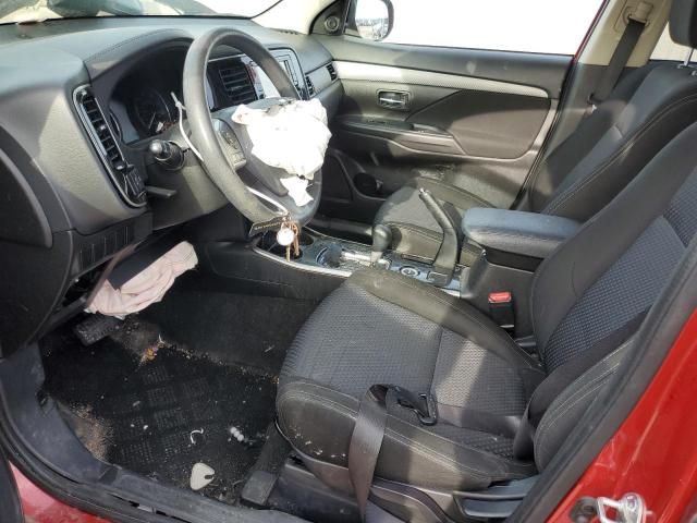JA4AZ3A30JZ058654 - 2018 MITSUBISHI OUTLANDER SE Rojo foto 7