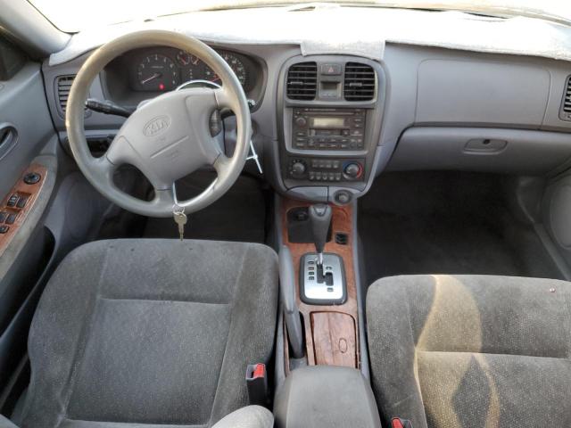 KNAGD128325099279 - 2002 KIA OPTIMA MAGENTIS SILVER photo 8