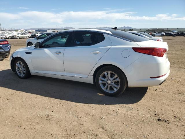 5XXGN4A7XDG155128 - 2013 KIA OPTIMA EX WHITE photo 2