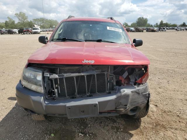 1J4GW48S64C286204 - 2004 JEEP GRAND CHER LAREDO RED photo 5