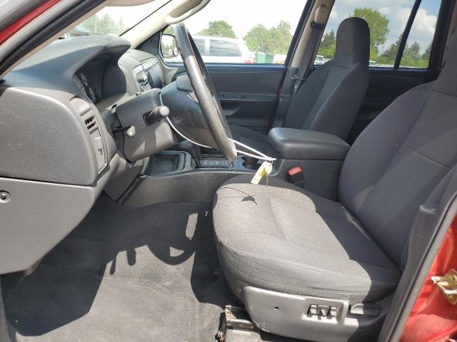 1J4GW48S64C286204 - 2004 JEEP GRAND CHER LAREDO RED photo 7