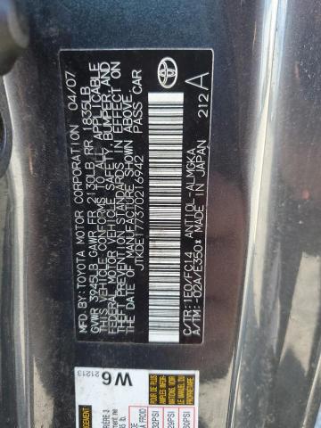 JTKDE177370216942 - 2007 SCION TC 石墨色 照片 12