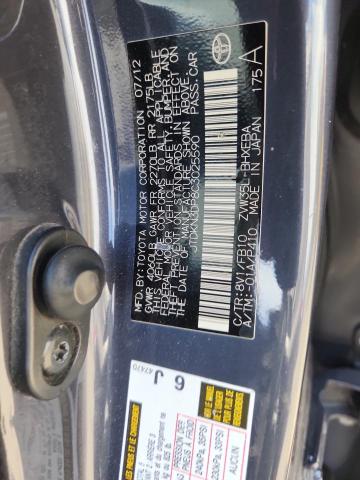 JTDKN3DP8C3025590 - 2012 TOYOTA PRIUS PLUG Grau Foto 12