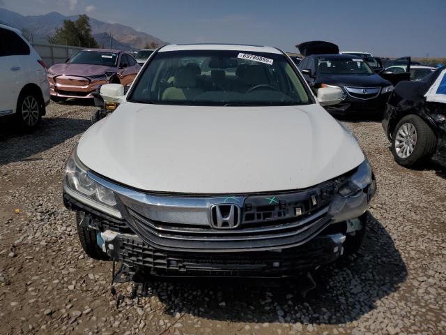 1HGCR3F83HA013818 - 2017 HONDA ACCORD EXL WHITE photo 5