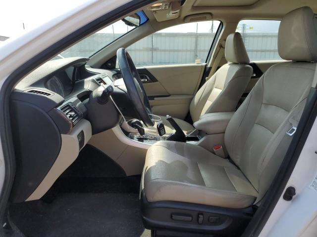 1HGCR3F83HA013818 - 2017 HONDA ACCORD EXL WHITE photo 7