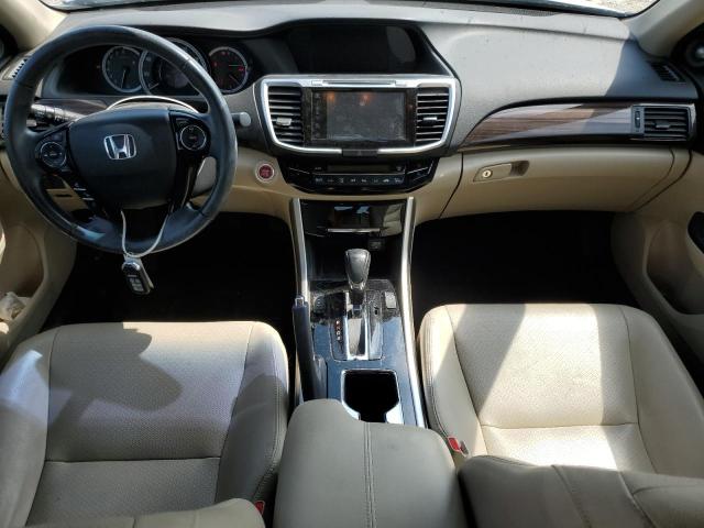 1HGCR3F83HA013818 - 2017 HONDA ACCORD EXL WHITE photo 8