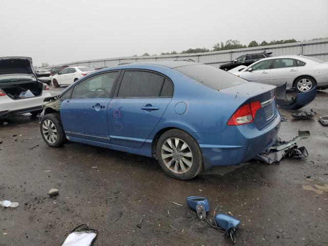 2HGFA16859H348767 - 2009 HONDA CIVIC EX BLUE photo 2