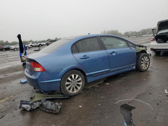 2HGFA16859H348767 - 2009 HONDA CIVIC EX BLUE photo 3