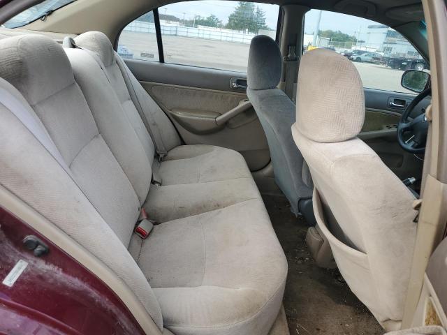 2HGES25702H604441 - 2002 HONDA CIVIC EX MAROON photo 10