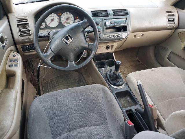 2HGES25702H604441 - 2002 HONDA CIVIC EX MAROON photo 8