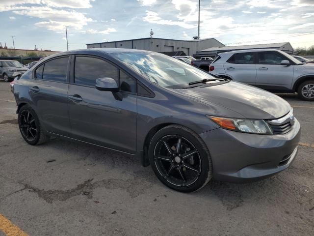 2HGFB2F50CH330757 - 2012 HONDA CIVIC LX GRAY photo 4