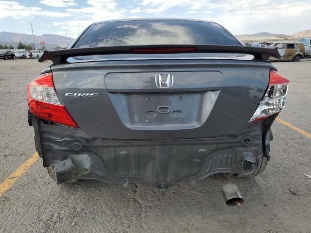 2HGFB2F50CH330757 - 2012 HONDA CIVIC LX GRAY photo 6