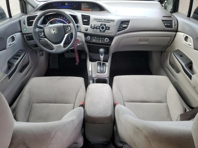 2HGFB2F50CH330757 - 2012 HONDA CIVIC LX GRAY photo 8