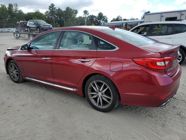 5NPE34AB9FH092189 - 2015 HYUNDAI SONATA SPORT RED photo 2