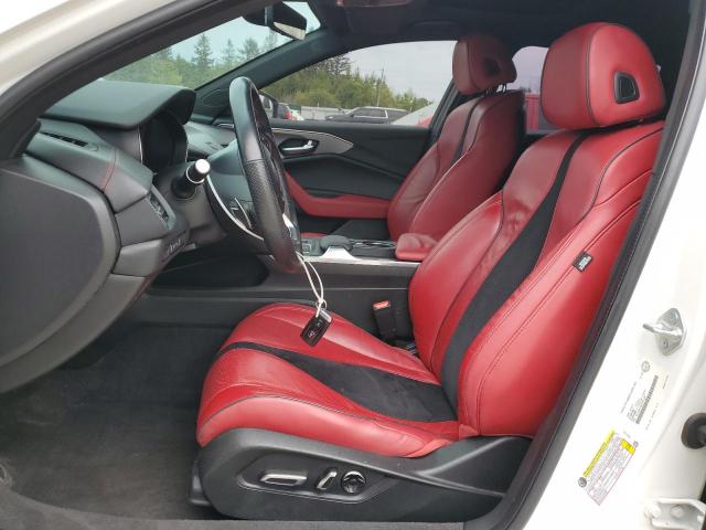 19UUB6F53MA801296 - 2021 ACURA TLX TECH A WHITE photo 7