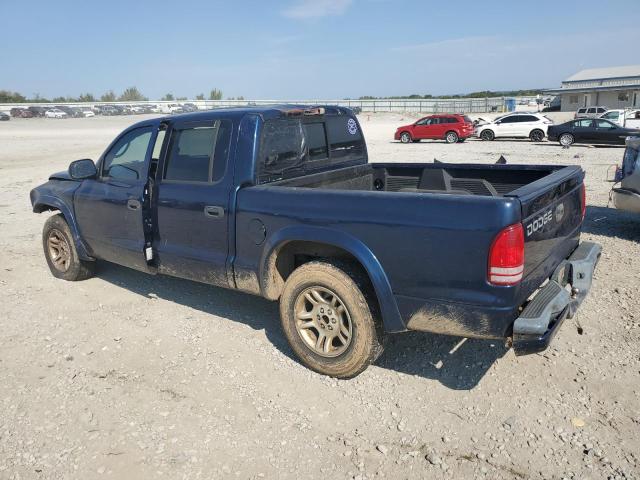 1D7HL38X33S319159 - 2003 DODGE DAKOTA QUAD SPORT BLUE photo 2