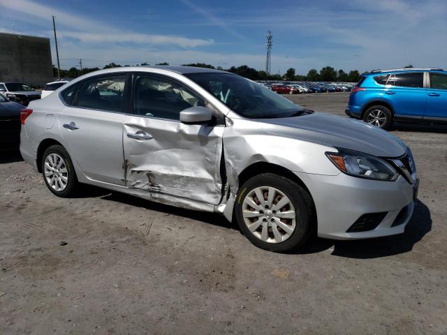 3N1AB7AP0HY249535 - 2017 NISSAN SENTRA S SILVER photo 4