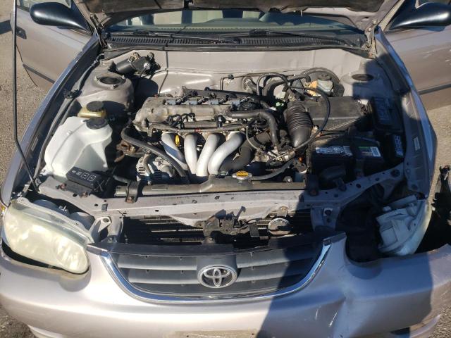 2T1BR12EX2C543118 - 2002 TOYOTA COROLLA CE BEIGE photo 11
