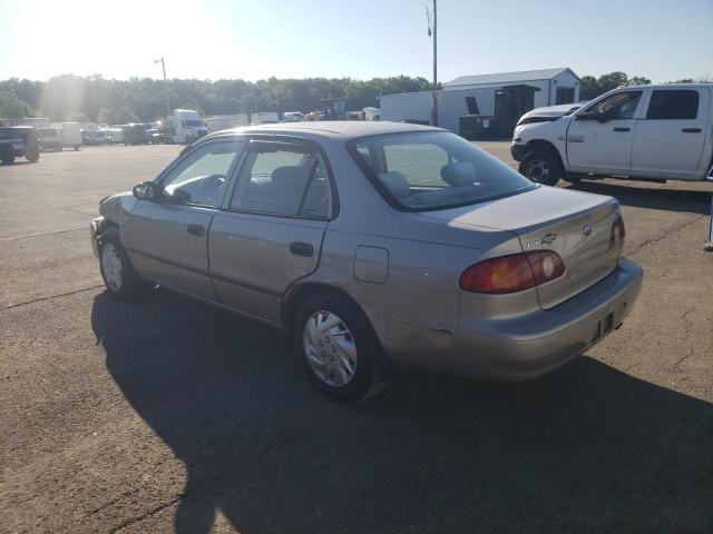2T1BR12EX2C543118 - 2002 TOYOTA COROLLA CE BEIGE photo 2