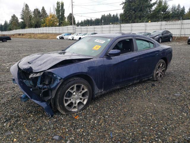 2C3CDXJG2HH650918 - 2017 DODGE CHARGER SXT BLUE photo 1