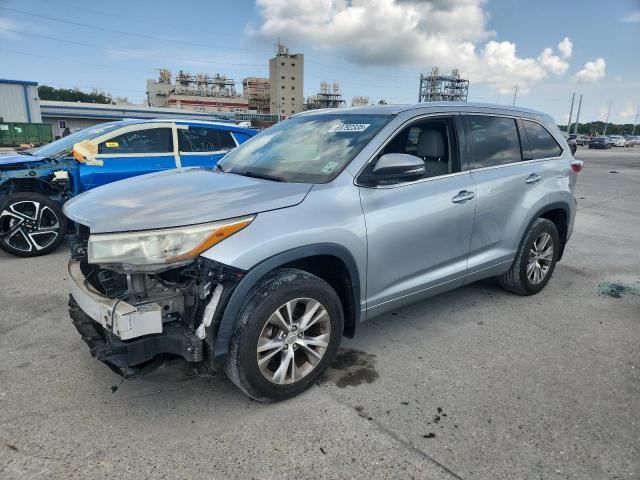 5TDKKRFH4FS091526 - 2015 TOYOTA HIGHLANDER XLE Արծաթագույն լուսանկար 1