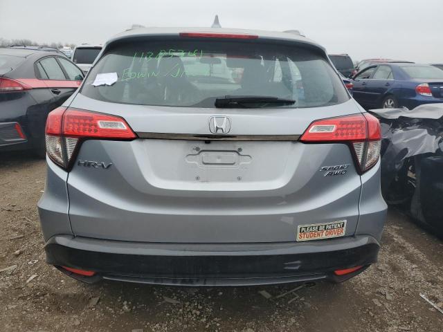 3CZRU6H19LM724177 - 2020 HONDA HR-V SPORT SILVER photo 6