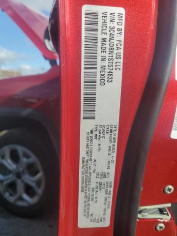 3C4NJDBN1ST574633 - 2025 JEEP COMPASS LATITUDE Rouge photo 12