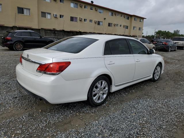 4T1BK3DB5BU383425 - 2011 TOYOTA AVALON BASE WHITE photo 3