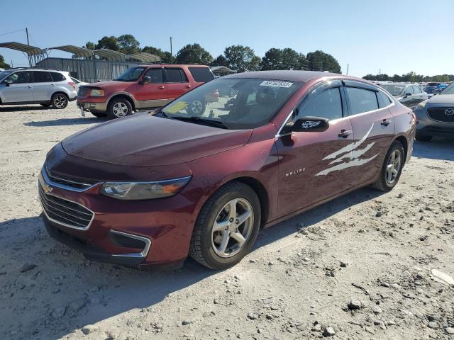 1G1ZB5ST5GF256026 - 2016 CHEVROLET MALIBU LS მუქწითელი ფოტო 1