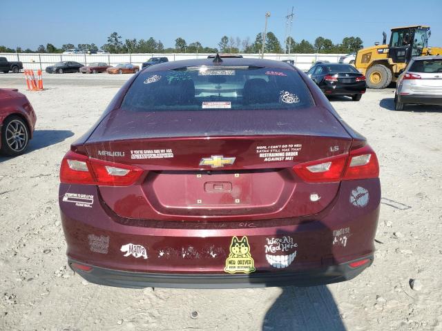 1G1ZB5ST5GF256026 - 2016 CHEVROLET MALIBU LS მუქწითელი ფოტო 6