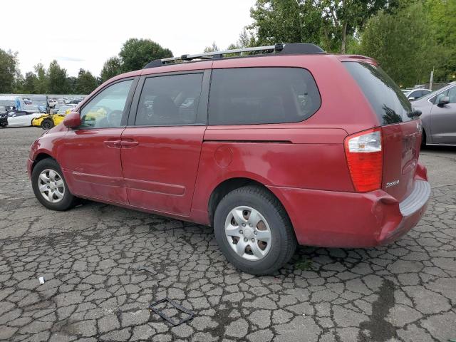 KNDMB233476142811 - 2007 KIA SEDONA EX RED photo 2